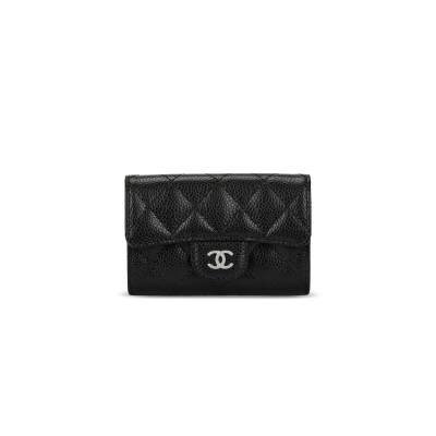 CHANEL GRAINED CALFSKIN FLAP CARD HOLDER WALLET AP0214 (11.3*7.5*2.5cm)